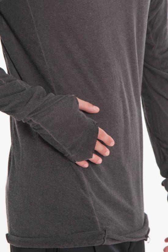 25FW 엠디75 긴팔 티셔츠 MD11157 FW25 MORO Grey - MD75