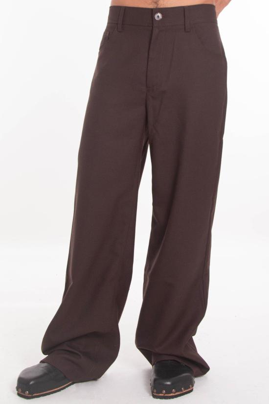 25FW 세퍼 팬츠 MFW24JIROSLU SLUDGE WOOL Brown - SEFR