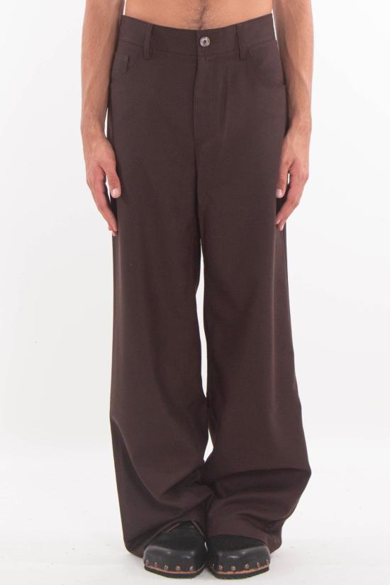 25FW 세퍼 팬츠 MFW24JIROSLU SLUDGE WOOL Brown