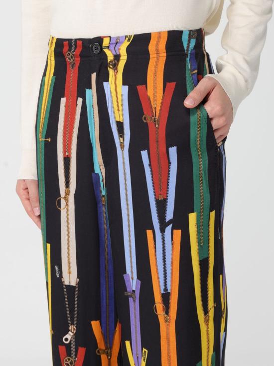 25FW 모스키노 팬츠 03428251 1555 Black - MOSCHINO