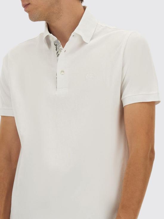 25FW 에트로 폴로 티셔츠 MRMD0005AJ264 W0800 White - ETRO