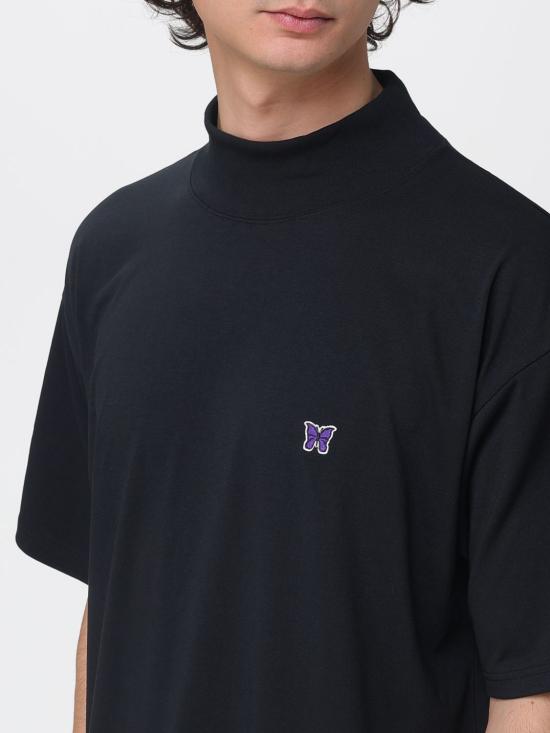 25FW 니들스 반팔 티셔츠 RW350 Black - NEEDLES