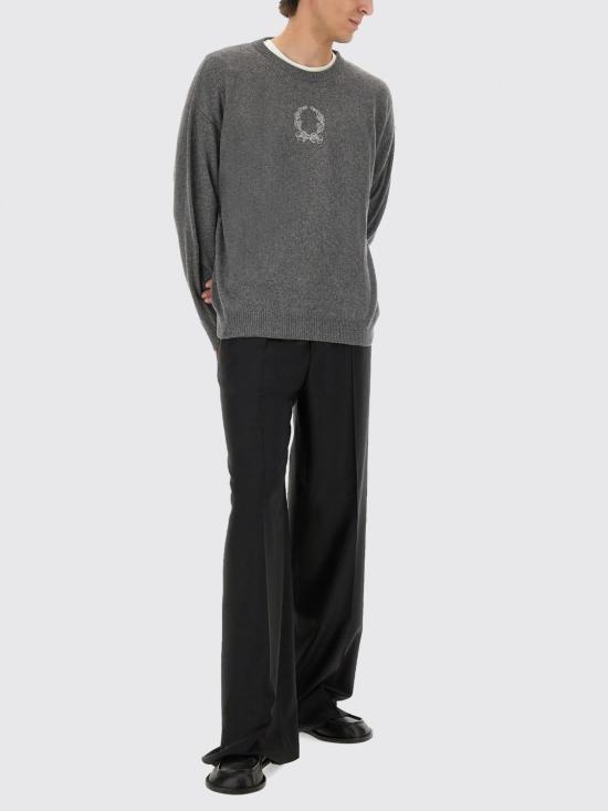 25FW 모스키노 스웨터 09255202 0506 Grey - MOSCHINO