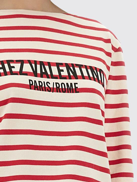 25FW 발렌티노 가라바니 반팔 티셔츠 6B3MG24C962 AS0 Red - VALENTINO GARAVANI