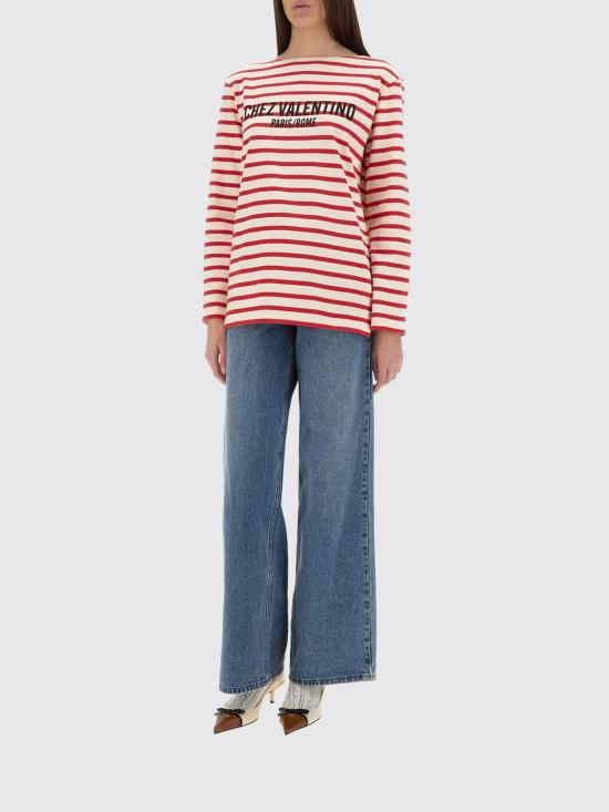 25FW 발렌티노 가라바니 반팔 티셔츠 6B3MG24C962 AS0 Red - VALENTINO GARAVANI