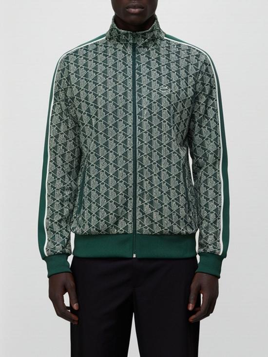 25FW 라코스테 모노그램 집업 스웨트셔츠 SH1368 D1R Green