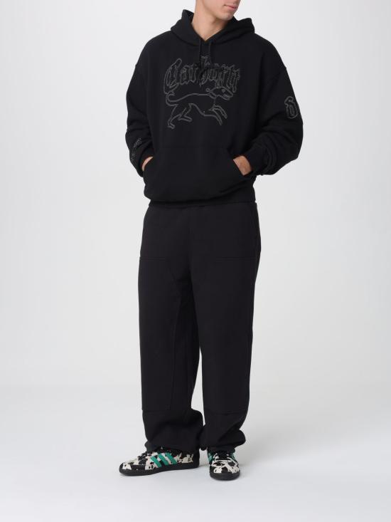 25FW 칼하트 WIP 후드 핵워크 스웨트셔츠 I035641 2JQXX Black - CARHARTT WIP