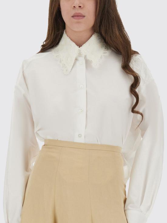 25FW 파비아나 필리피 셔츠 CAD215F313L571 21 White - FABIANA FILIPPI