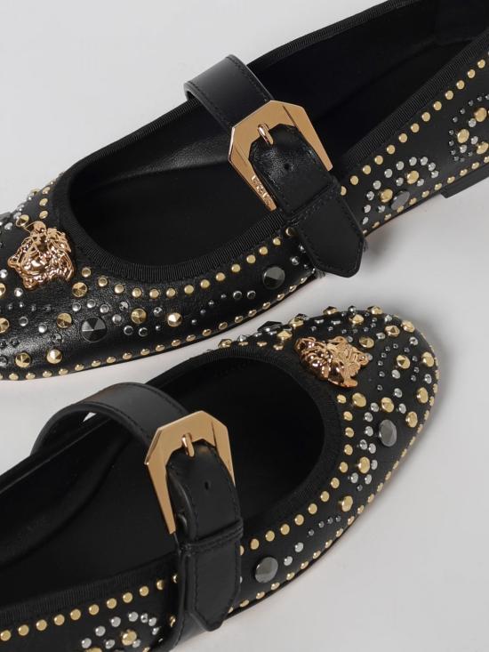 25FW 베르사체 뮬/슬리퍼 10217101A16222 1B000 Black - VERSACE