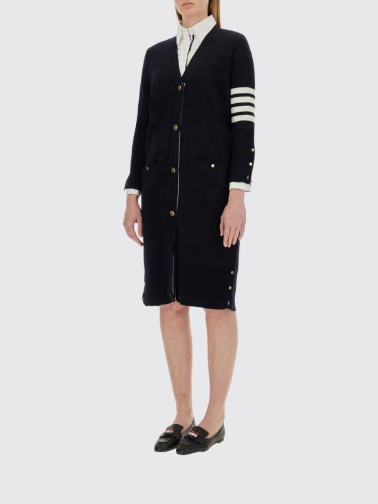 25FW 톰브라운 스웨터 FKC289A00014 415 Blue - THOM BROWNE