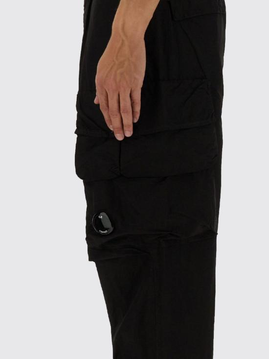 25FW 씨피 컴퍼니 플랫 나일론 카고 팬츠 18CMPA170A005991G 999 Black - C.P. COMPANY