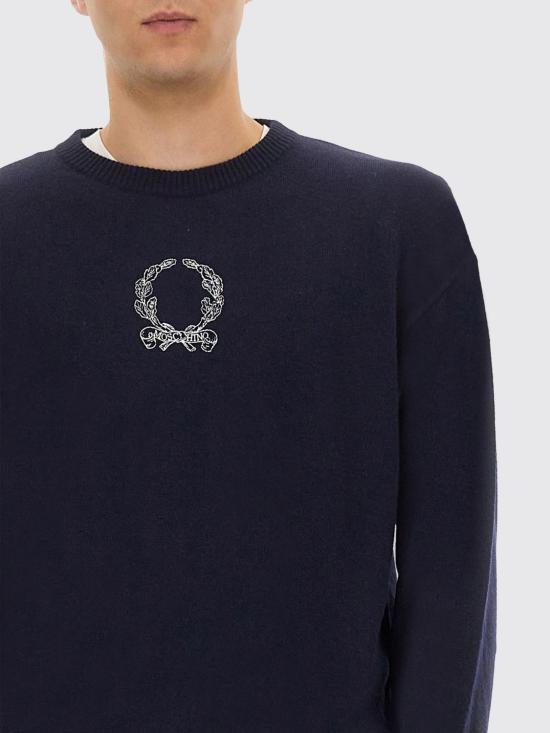 25FW 모스키노 스웨터 09255202 0290 Blue - MOSCHINO