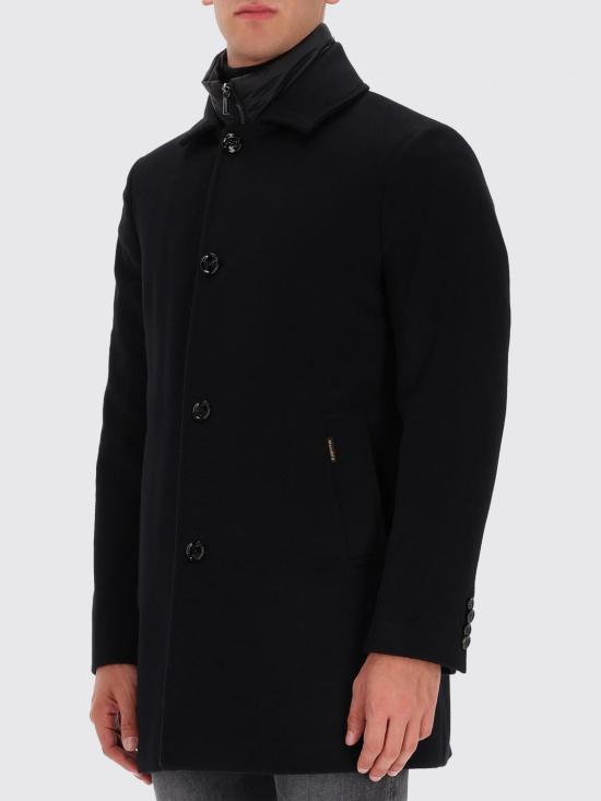 25FW 무레르 코트 MOUCA100020 U0001 Black - MOORER