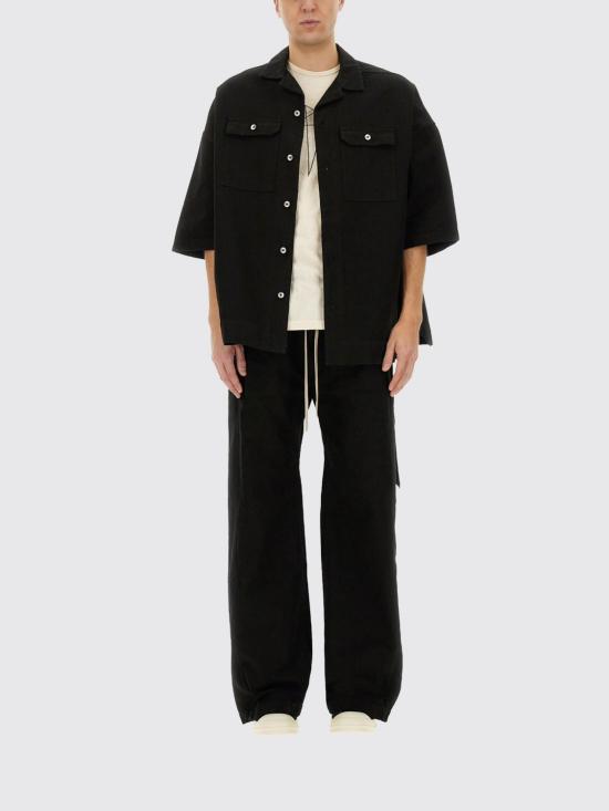 25FW 다크쉐도우 반팔 셔츠 DU01E3290CVS 09 Black - DRKSHDW