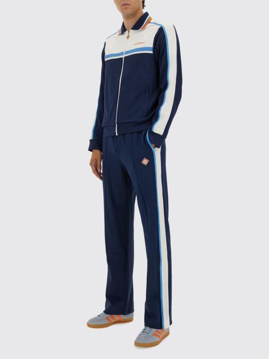 25FW 카사블랑카 팬츠 MPF25JTR192 01 Blue - CASABLANCA