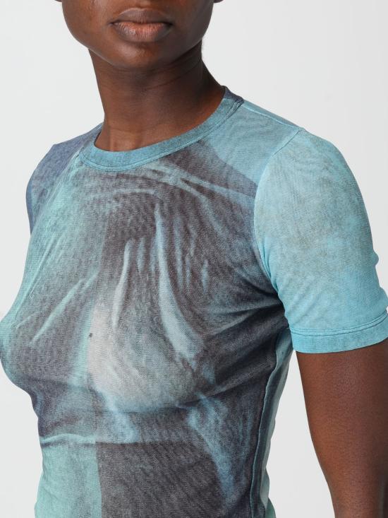 25FW 장 폴 고티에 반팔 티셔츠 2504WTO304M006P 005740 Black - JEAN PAUL GAULTIER