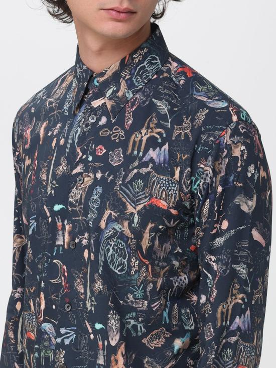 25FW 폴 스미스 셔츠 M1R598ZT02809 49 Blue - PAUL SMITH