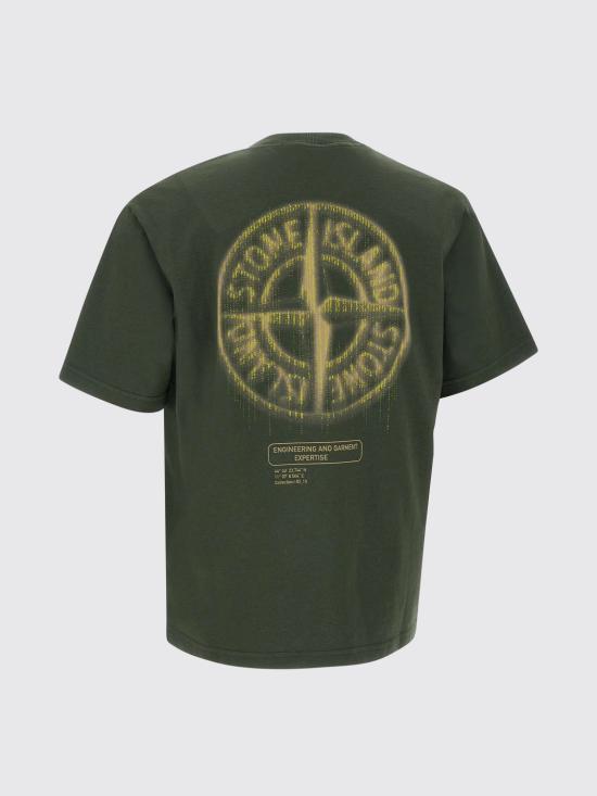 25FW 스톤 아일랜드 반팔 티셔츠 2100037S0197 V005E Green - STONE ISLAND