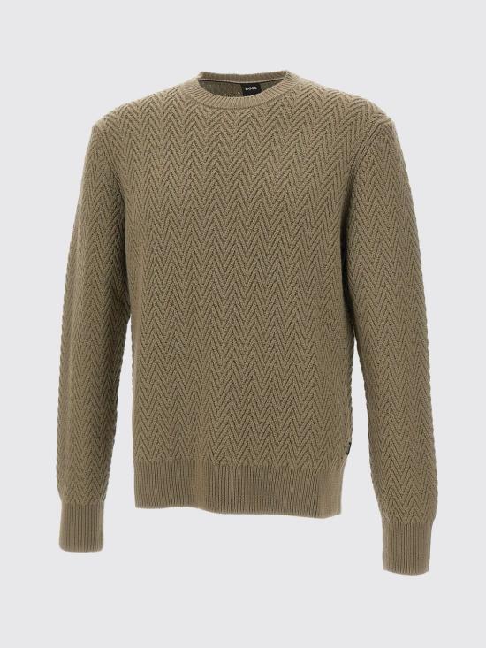 25FW 보스 스웨터 50549980 245 Brown - BOSS