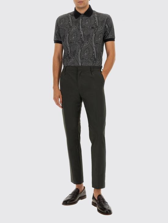 25FW 에트로 폴로 티셔츠 MRMD0004AK472 X0810 Black - ETRO