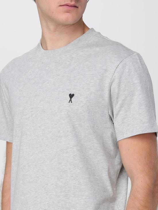 25FW 아미 반팔 티셔츠 HTS3467240 951 Charcoal - AMI