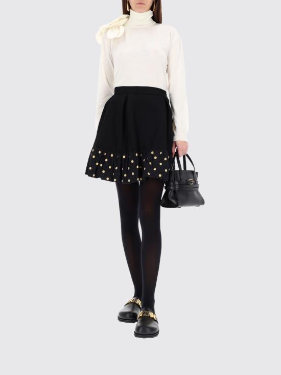 25FW 모스키노 터틀넥 09035401 0001 White - MOSCHINO