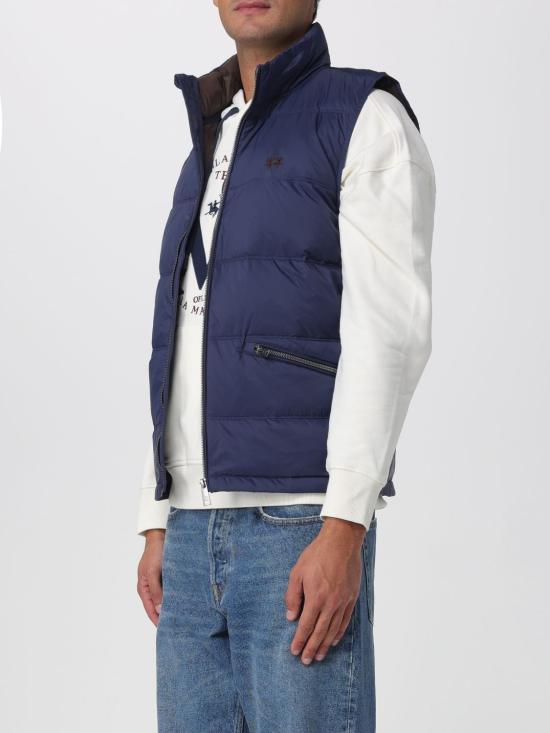 25FW 세이브더덕 패딩 조끼 D32324MWULY21 90010 Blue - SAVE THE DUCK