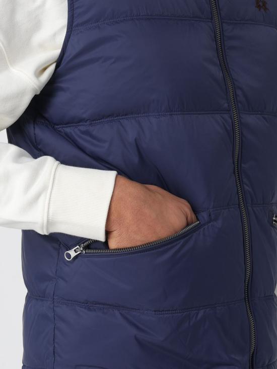 25FW 세이브더덕 패딩 조끼 D32324MWULY21 90010 Blue - SAVE THE DUCK