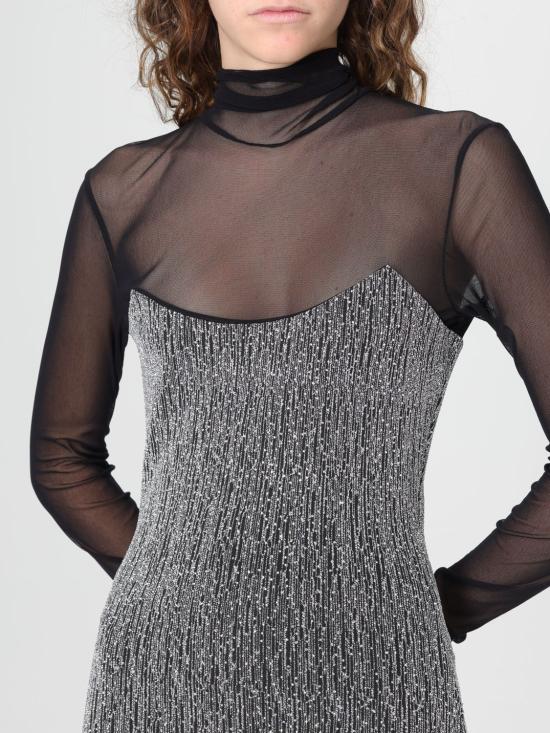 25FW 시모나 코르셀리니 롱 원피스 A25CEAB10601 V0000 Black - SIMONA CORSELLINI