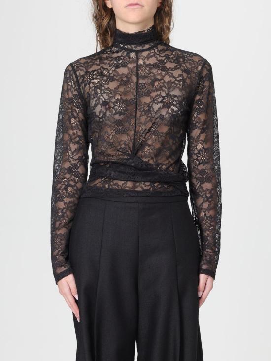 25FW 시모나 코르셀리니 블라우스 A25CPMG01101 V0000 Black