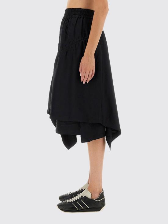 25FW 와이쓰리 미디 스커트 JX4753 Black - Y-3