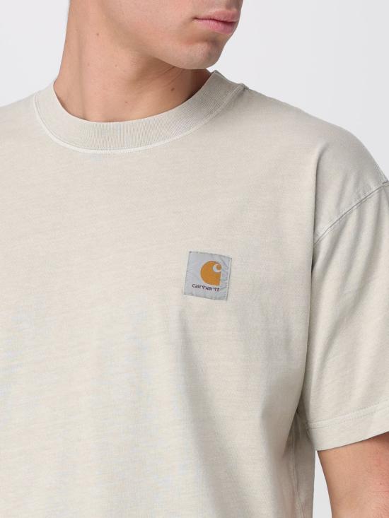 25FW 칼하트 WIP 숏슬리브 비스타 티셔츠 I030780 2LPGD Sand - CARHARTT WIP