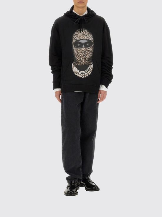 25FW 이놈어닛 긴팔 티셔츠 NUS25228 009 Black - IH NOM UH NIT