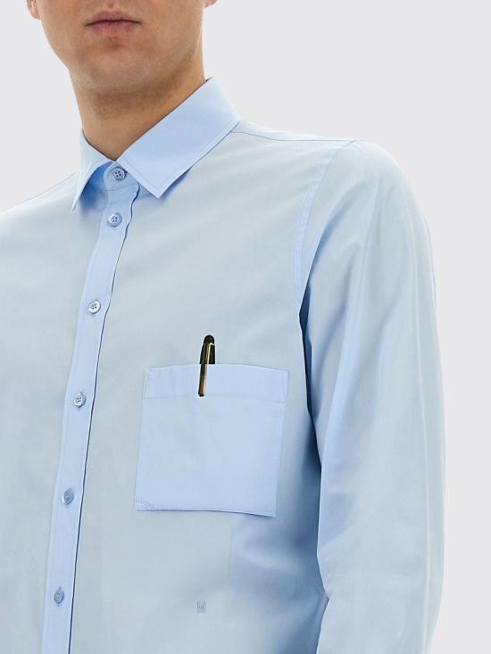 25FW 모스키노 긴팔 셔츠 02390235 1293 Sky Blue - MOSCHINO