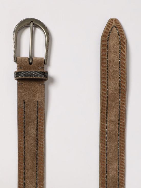 25FW 브루넬로 쿠치넬리 레귤러 벨트 M0DELC33N TZSUO C8769 Beige - BRUNELLO CUCINELLI