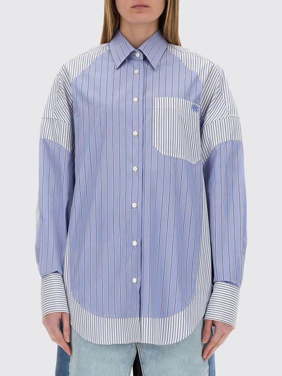 25FW 스텔라 맥카트니 셔츠 6201363FR115 8525 Blue