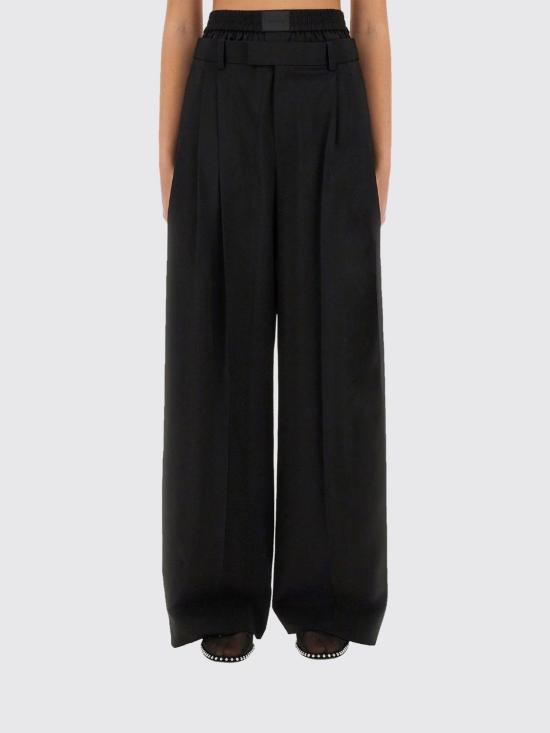 25FW 알렉산더 왕 스트레이트 팬츠 1WC1254784 001 Black