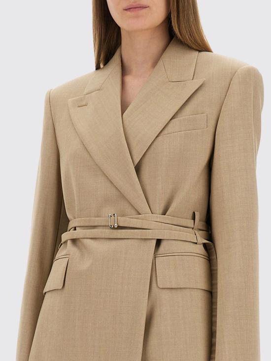 25FW 스포트막스 자켓 2522046051600 001 Beige - SPORTMAX