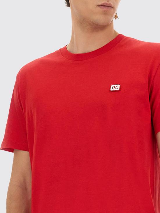 25FW 발렌티노 가라바니 반팔 티셔츠 7V3MG10VAQ8 157 Red - VALENTINO GARAVANI