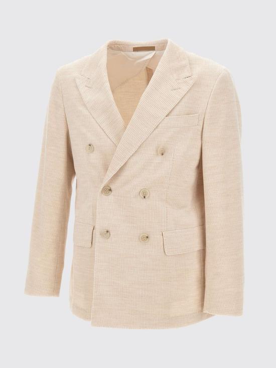 25FW 보스 수트 자켓 50549642 287 White - BOSS