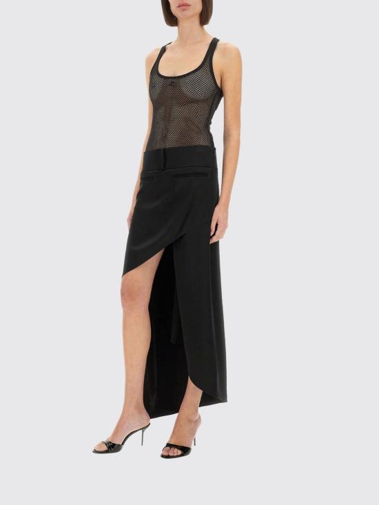 25FW 쿠레쥬 롱 스커트 225CJU246TA0007 9999 Black - COURREGES