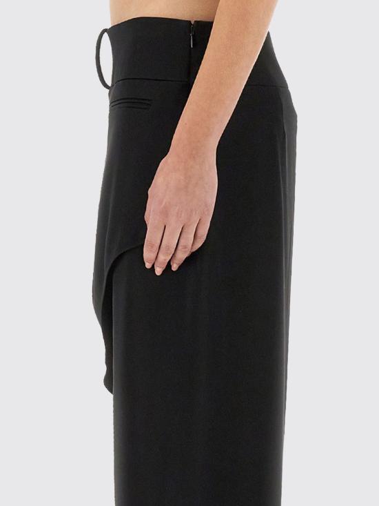 25FW 쿠레쥬 롱 스커트 225CJU246TA0007 9999 Black - COURREGES