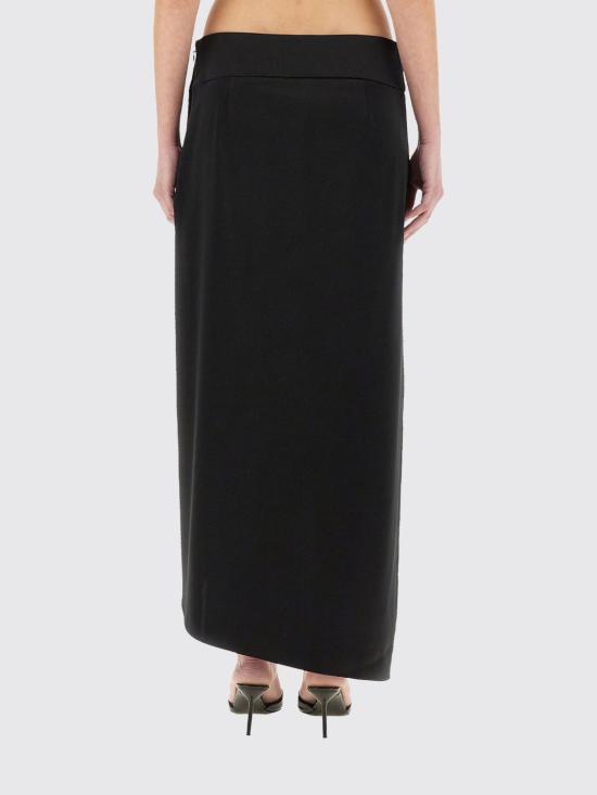 25FW 쿠레쥬 롱 스커트 225CJU246TA0007 9999 Black - COURREGES