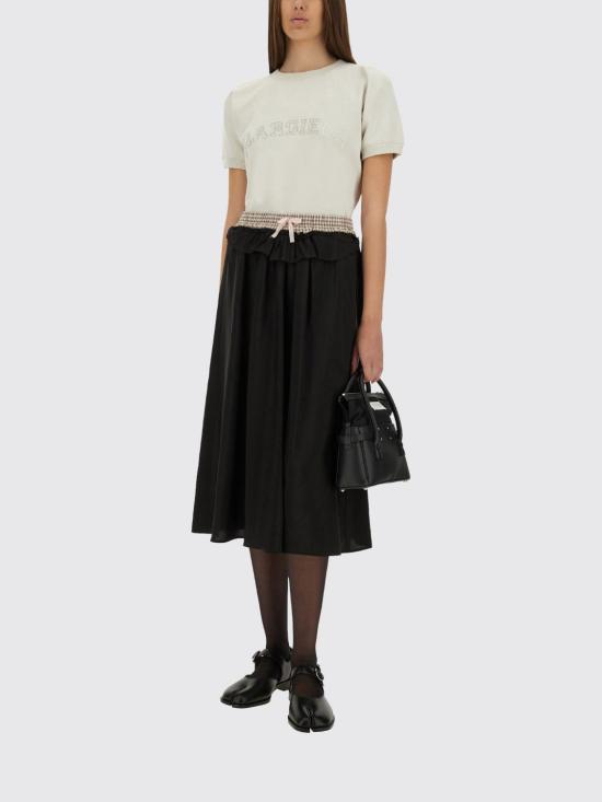 25FW 마르지엘라 로고 프린트 스웨트 셔츠 S51GU0136M25016 103 Ivory - MAISON MARGIELA