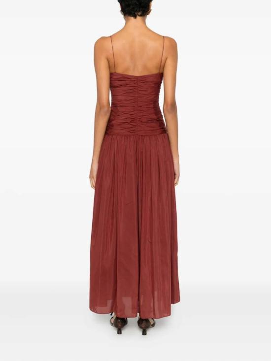  Matteau 롱 원피스 마토 개더드 드롭 웨이스트 드레스 모로코 - MATTEAU