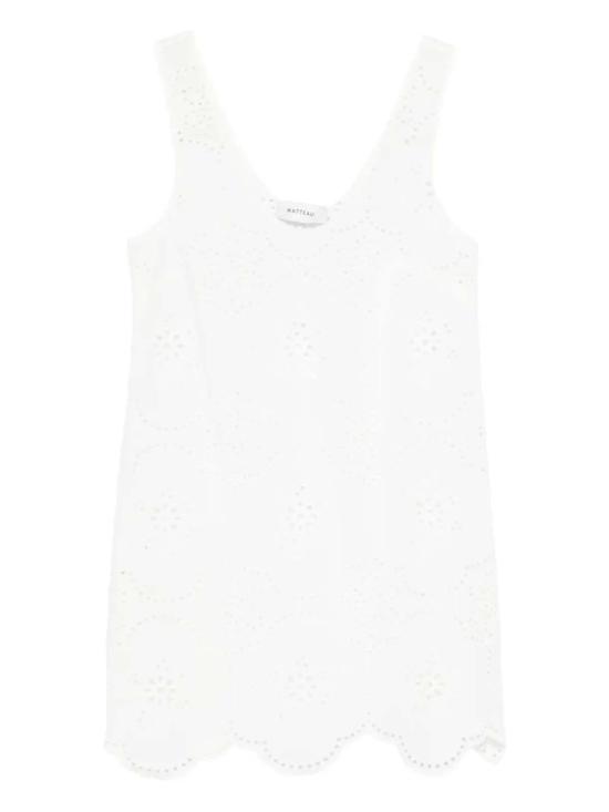  Matteau 숏 원피스 마토 브로데리 탱크 드레스
