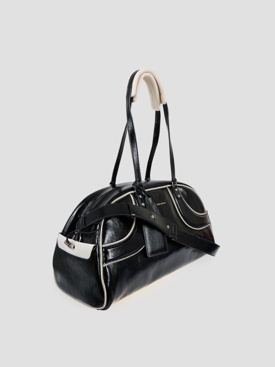 25FW 아디다스 X 웨일즈 보너 레더 라지 볼링 백 KE1058 BLACK - ADIDAS X WALES BONNER