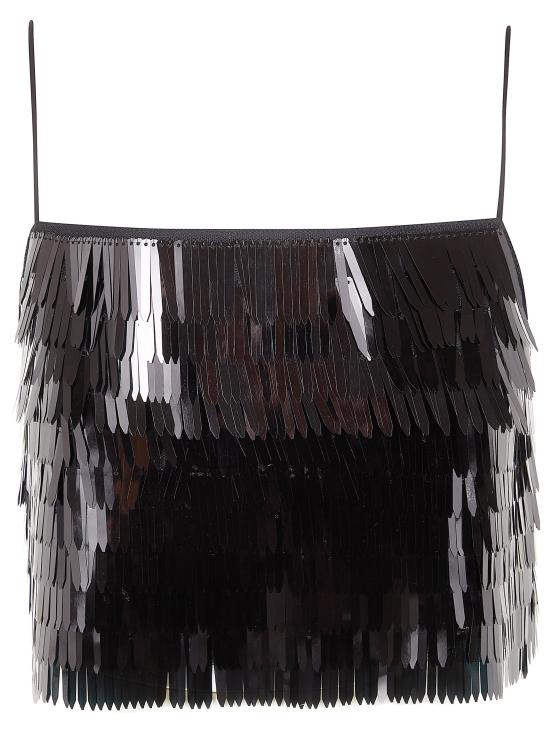 26SS 셀프 포트레이트 반팔 티셔츠 RS26165T BLACK