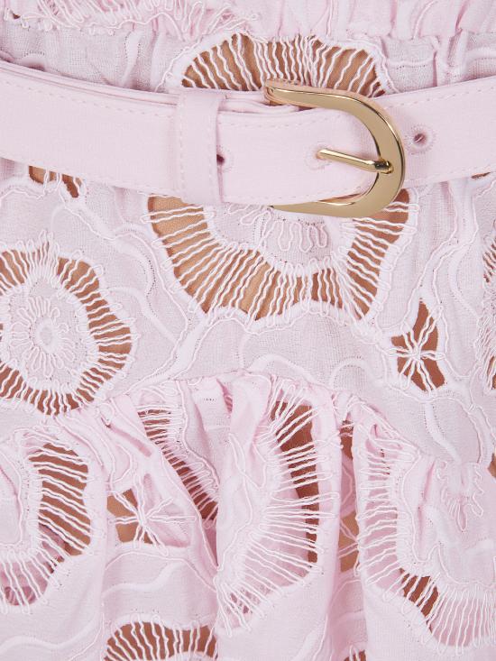 26SS 셀프 포트레이트 미디 원피스 RS26167S PINK PINK PURPLE - SELF PORTRAIT