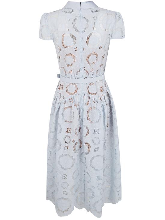 26SS 셀프 포트레이트 미디 원피스 RS26167MB BLUE - SELF PORTRAIT